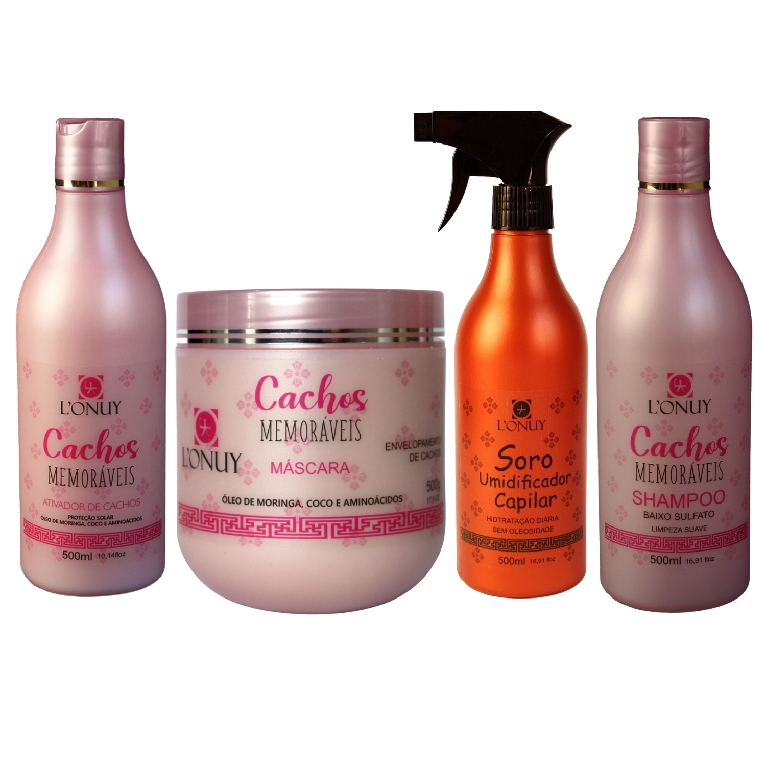 Kit Hidratação Cachos com Umidificador Reativador 500ml