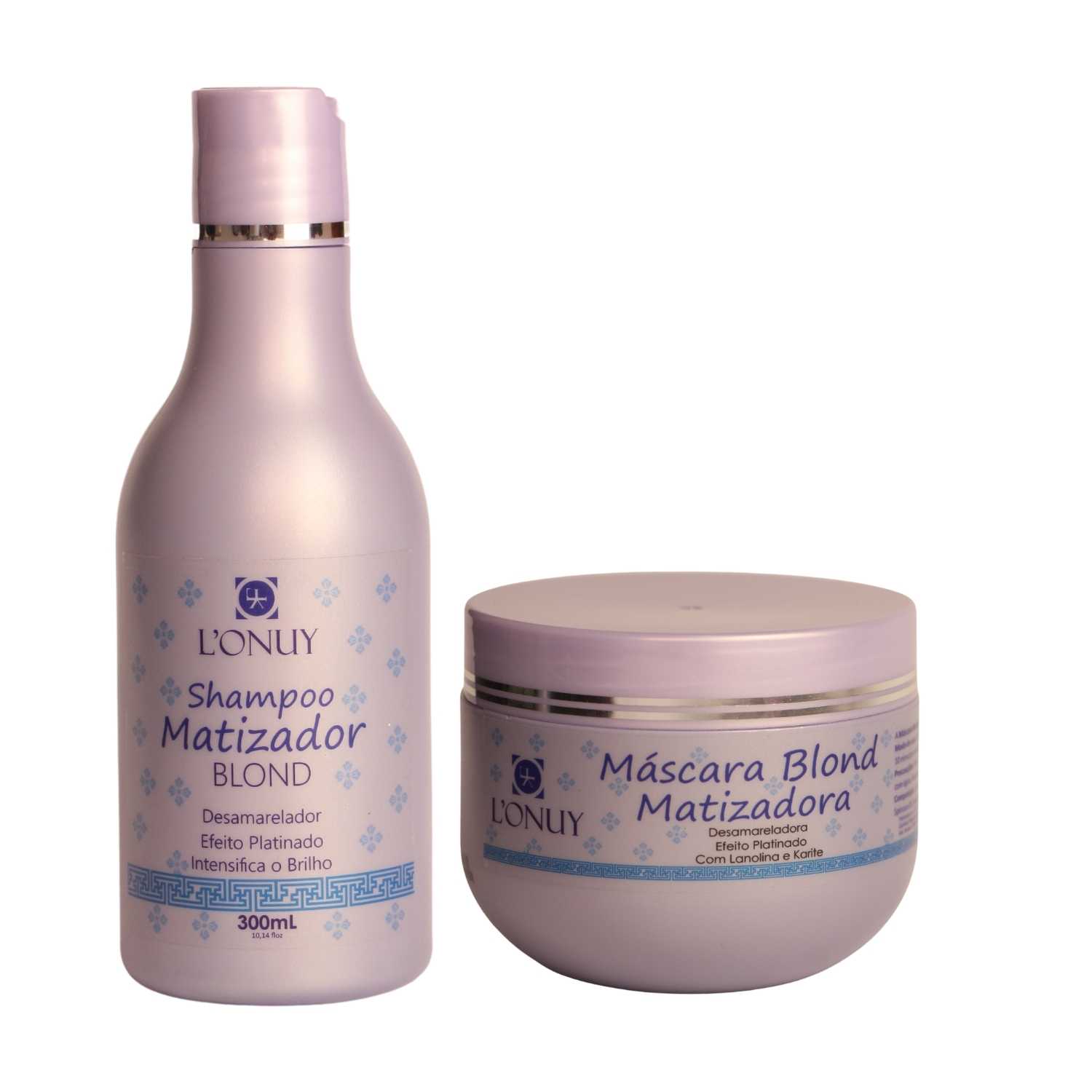 Kit Matizador Blond (Shampoo Desamarelador 300ml + Máscara Desamarelador 300ml)